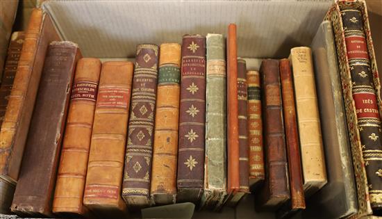 A miscellany of 18th, 19th and 20th century History, Poetry and Topography, 41 works, in 2 boxes